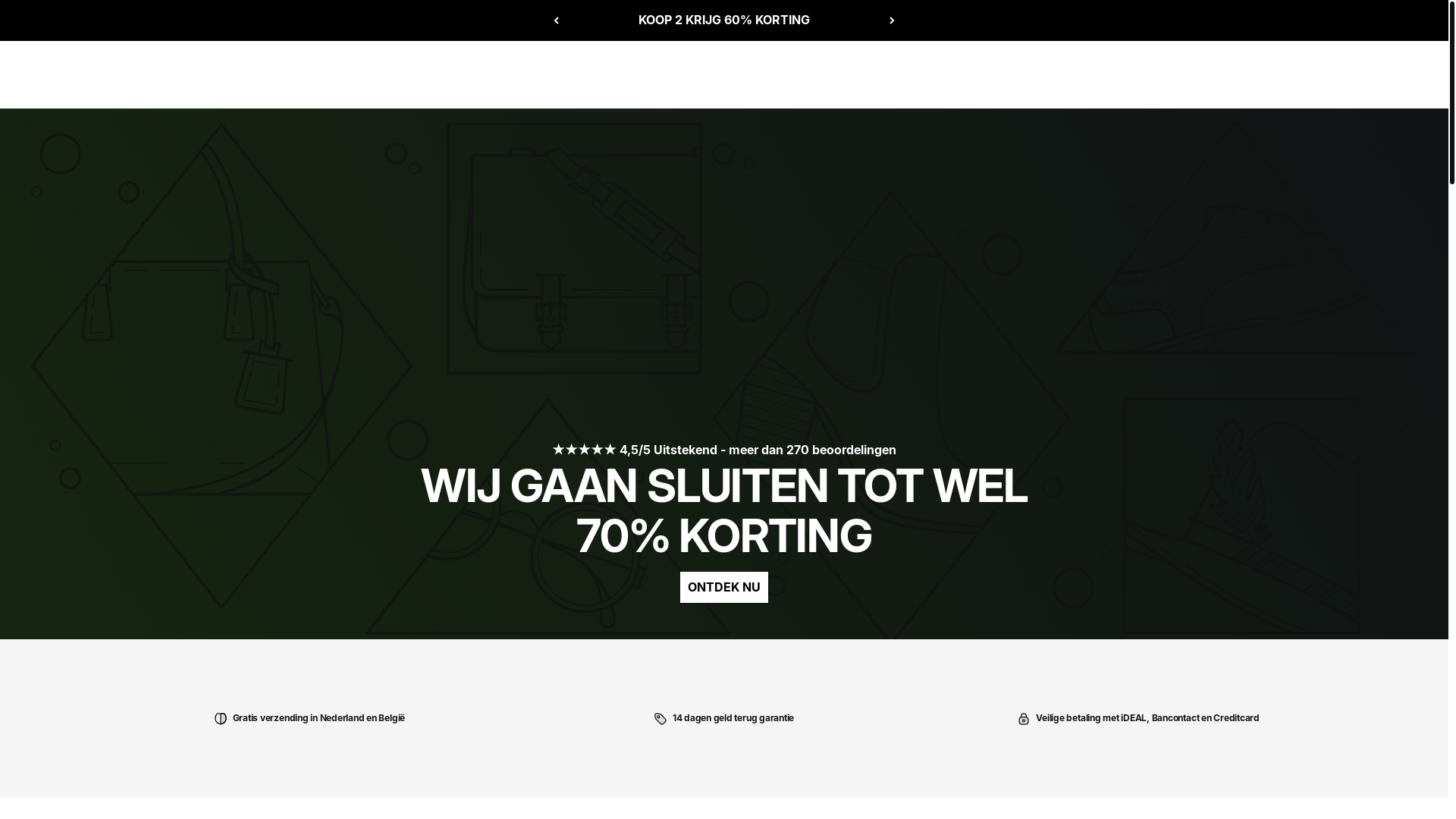 website screenshot of https://swinkels-mode.nl/