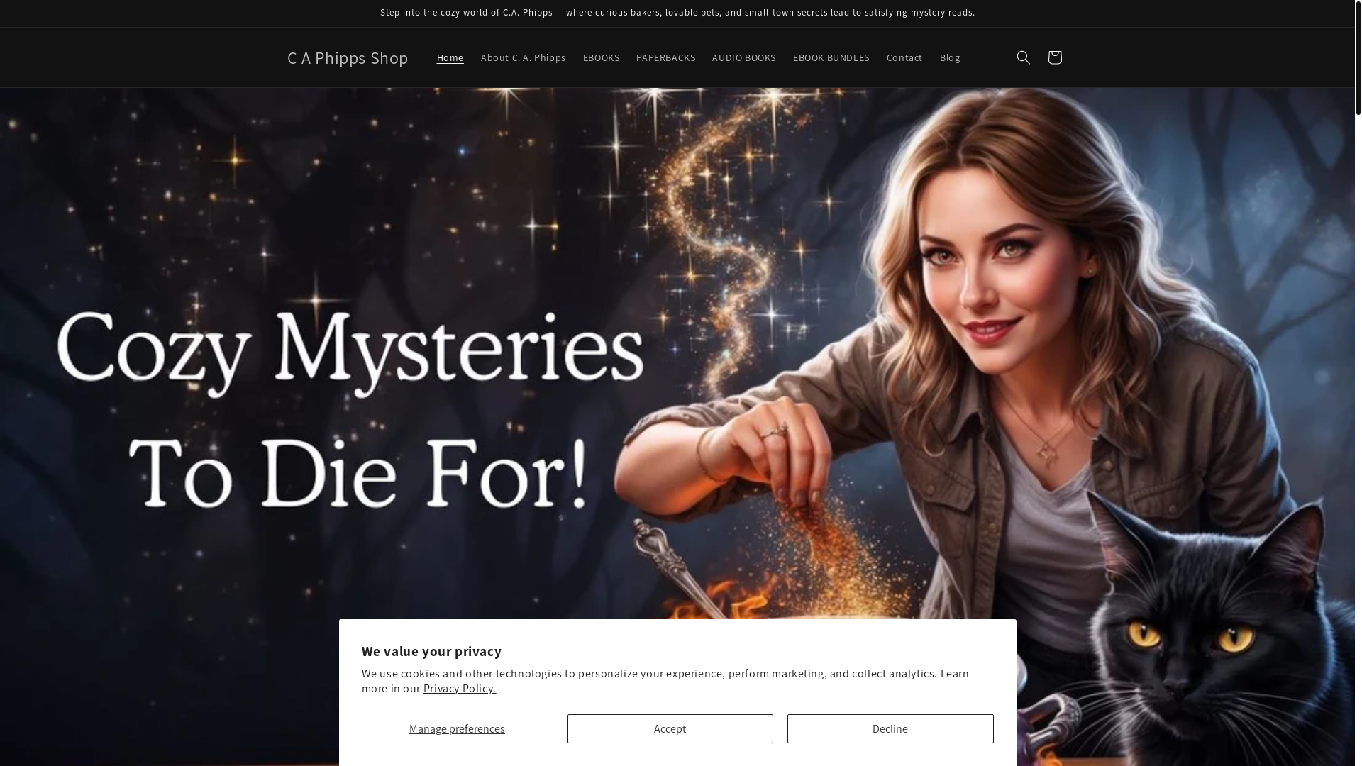 website screenshot of https://caphipps.com/