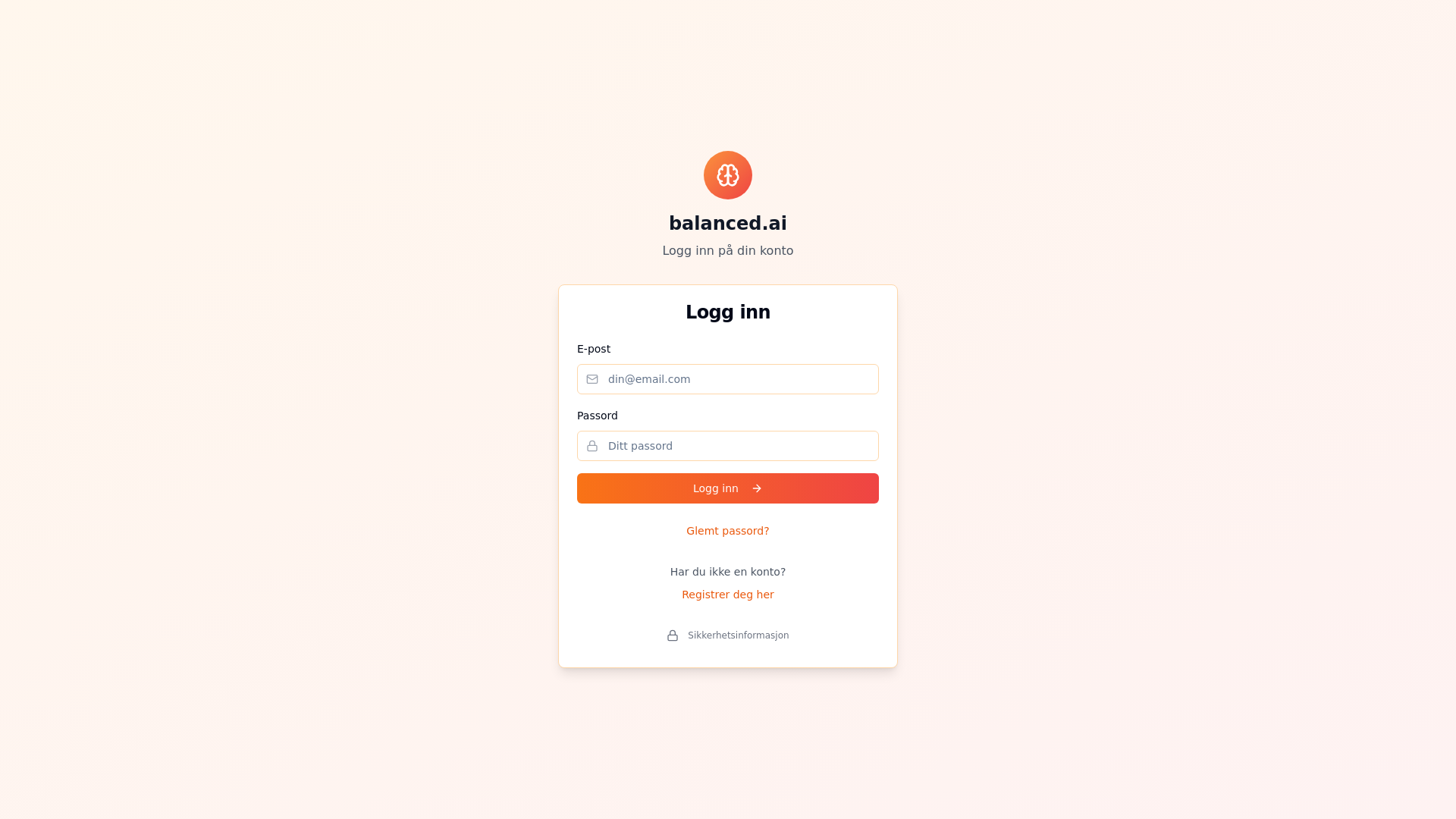 website screenshot of https://bebalanced.ai/