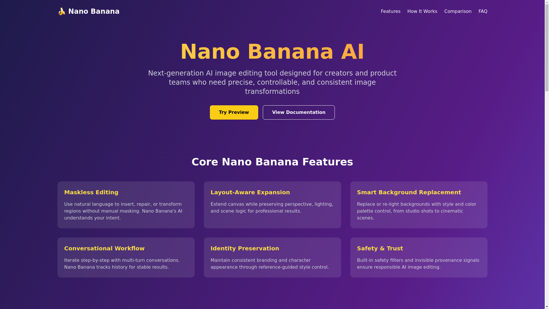 website screenshot of https://nano-banana-cc8.pages.dev/