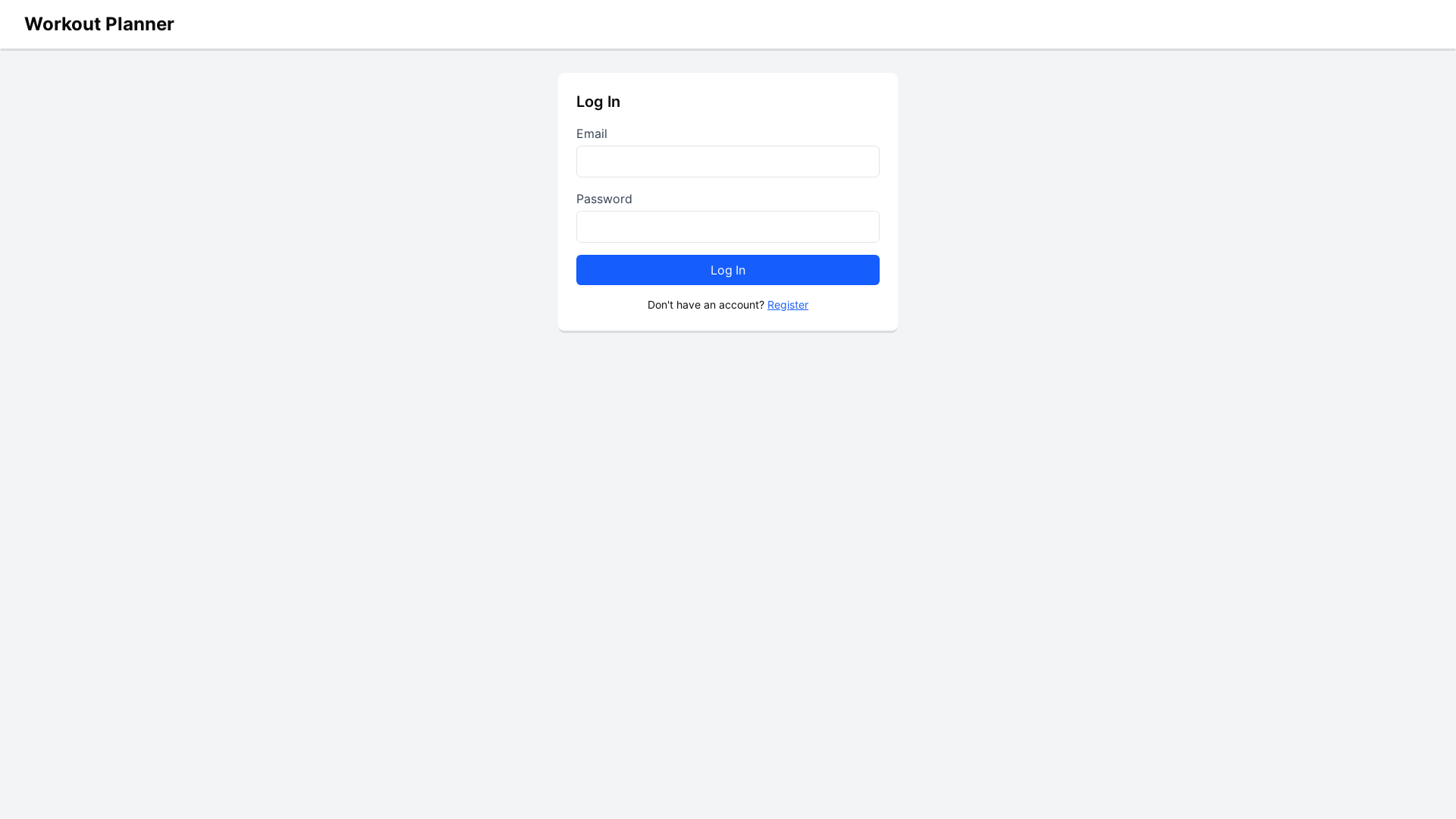 website screenshot of https://1f8440ab-workout-planner-buil-frontend.pages.dev/