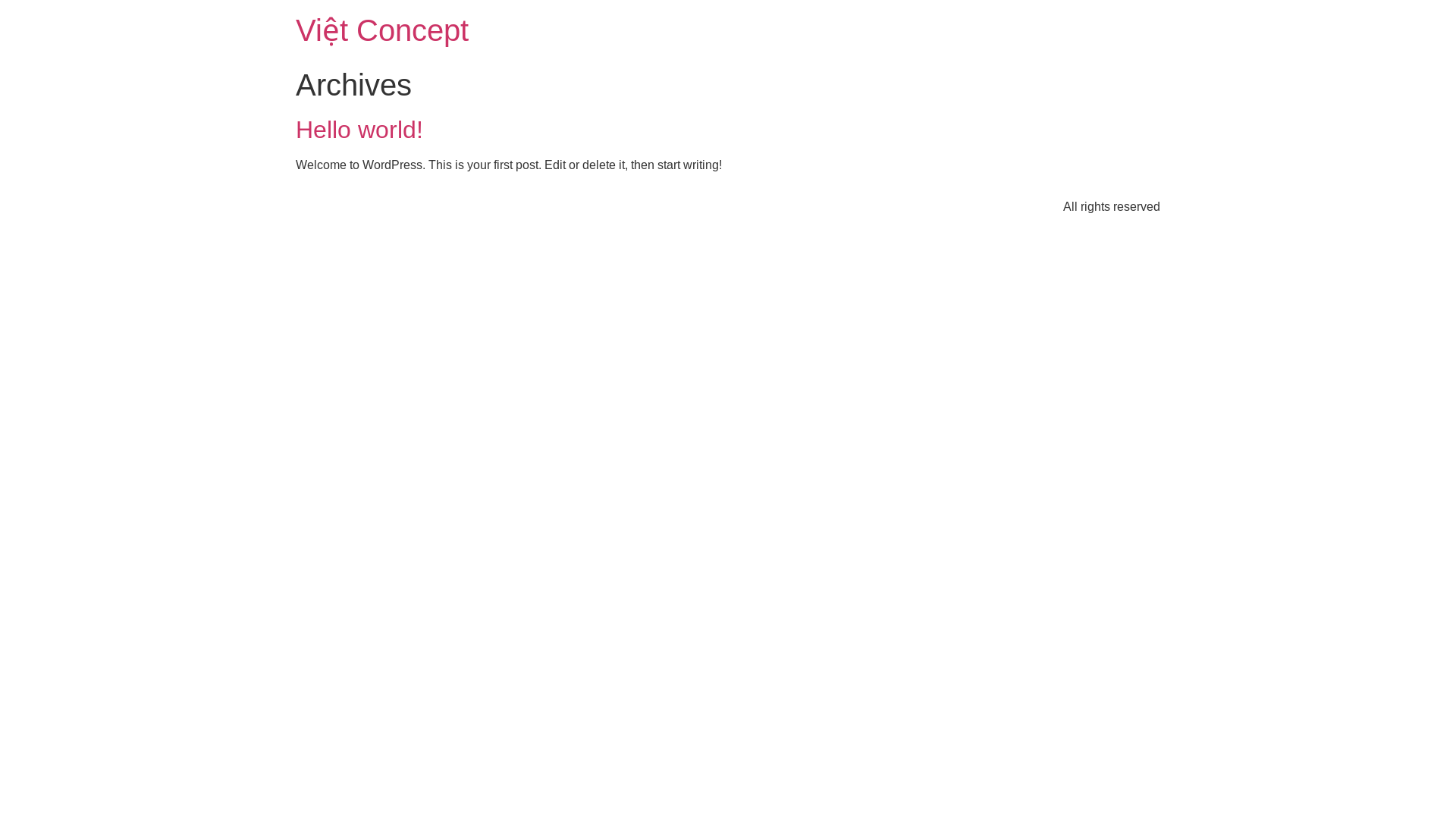 website screenshot of https://vietconcept.vn/
