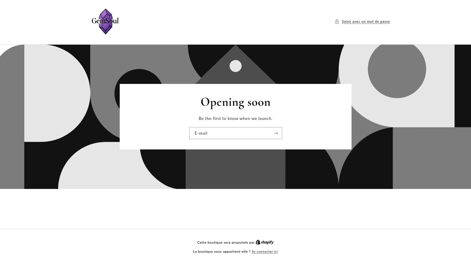 website screenshot of https://gemsoulstore.com/