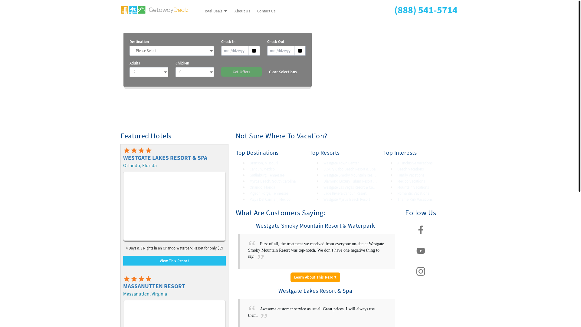 website screenshot of https://getaway-dealz-web.pages.dev/