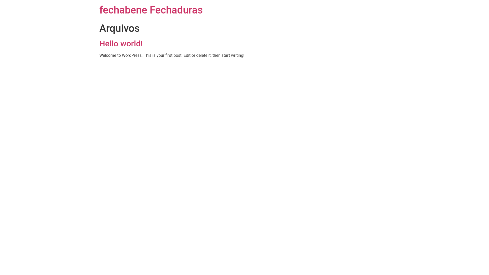 website screenshot of https://fechabene.com.br/