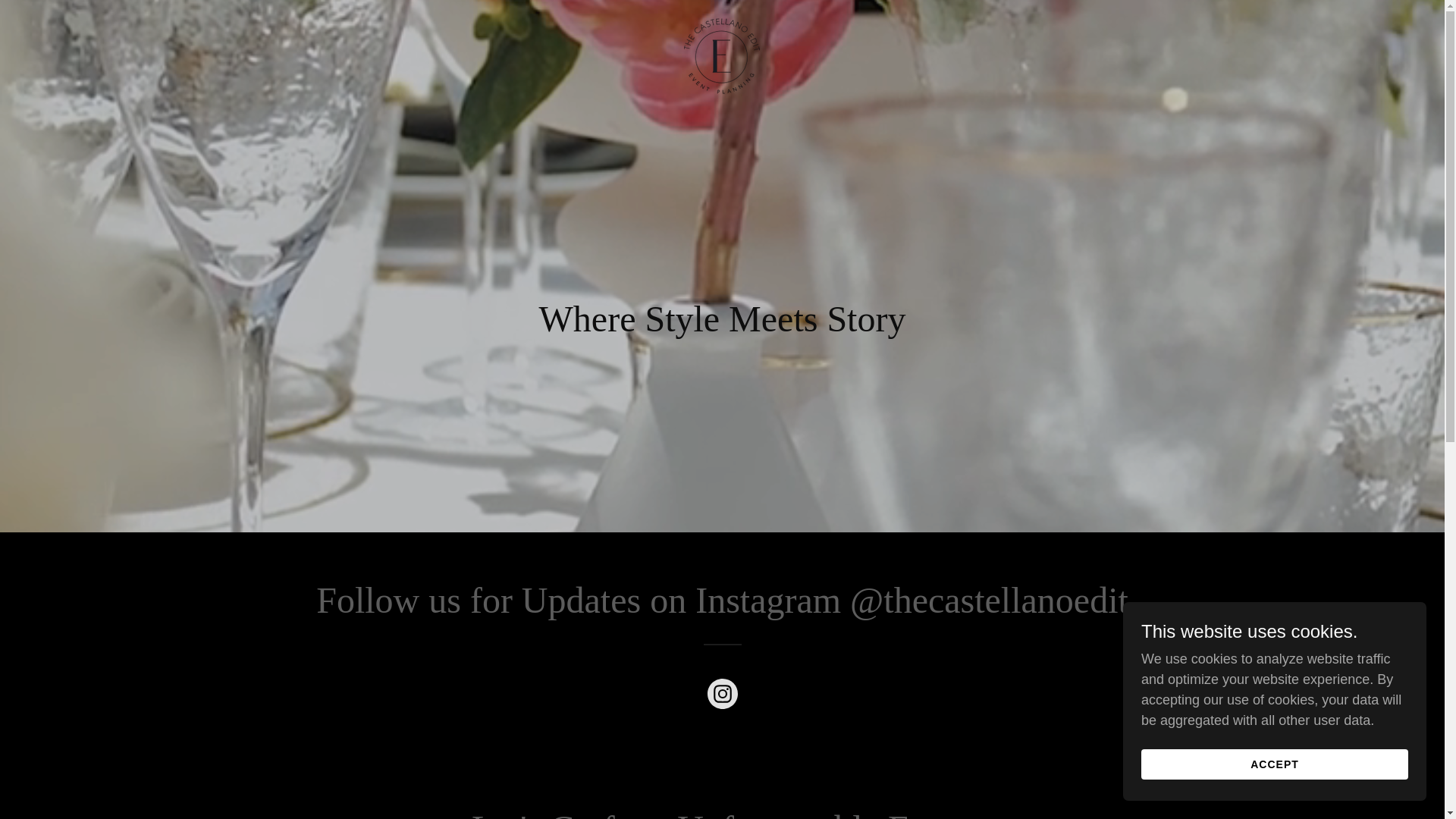 website screenshot of https://thecastellanoedit.com/