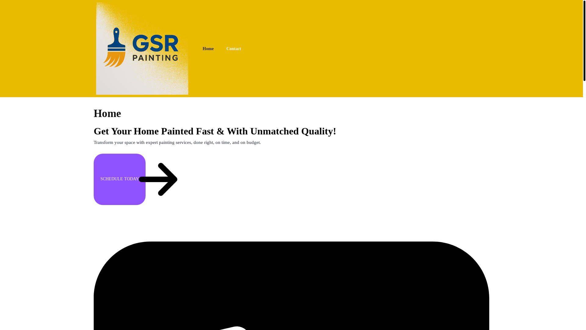 website screenshot of https://gsrpainting.ca/