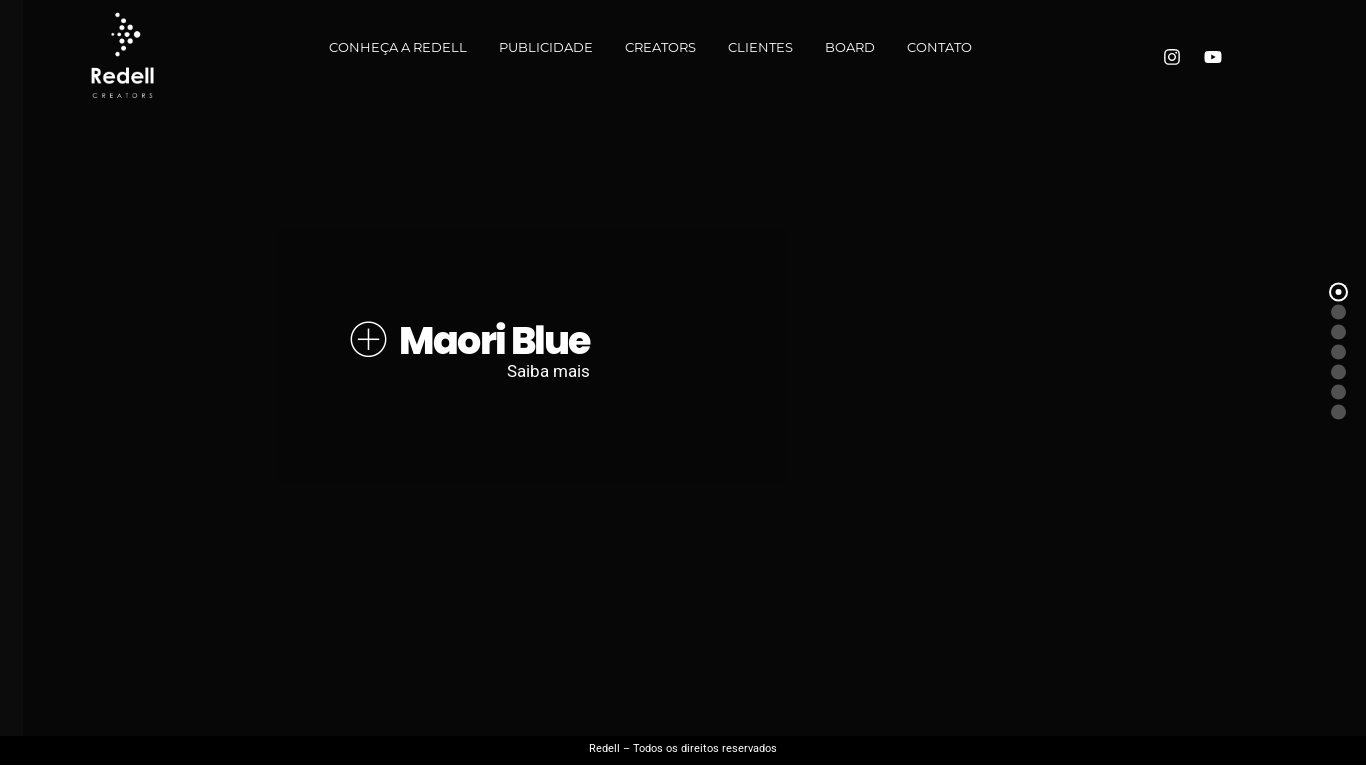 website screenshot of https://redellcreators.com.br/