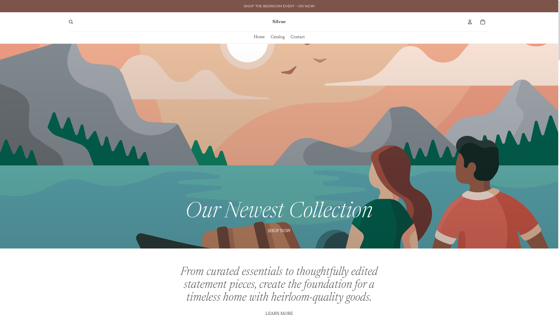 website screenshot of https://silvue.in/