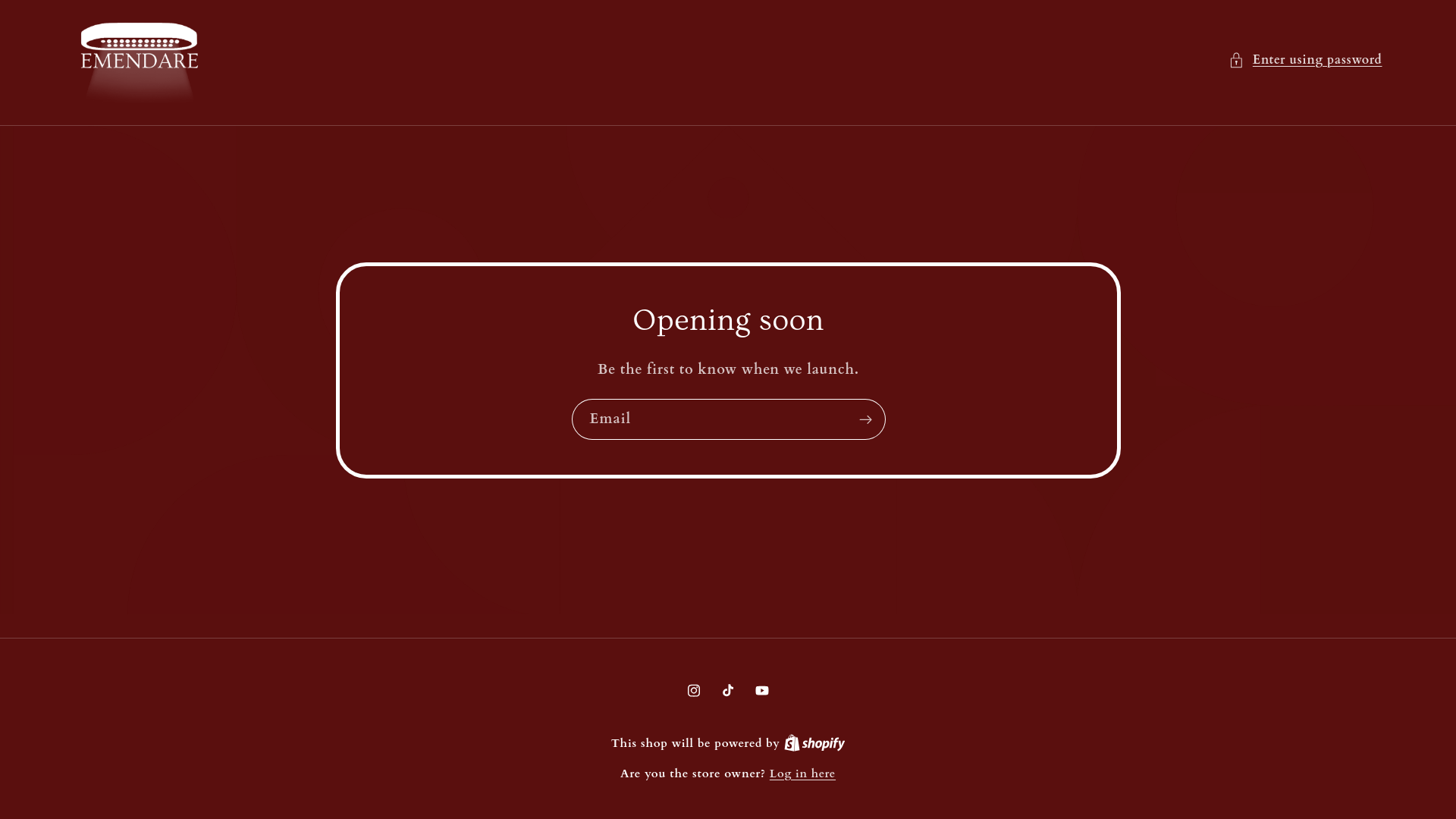 website screenshot of https://emendare.com.au/