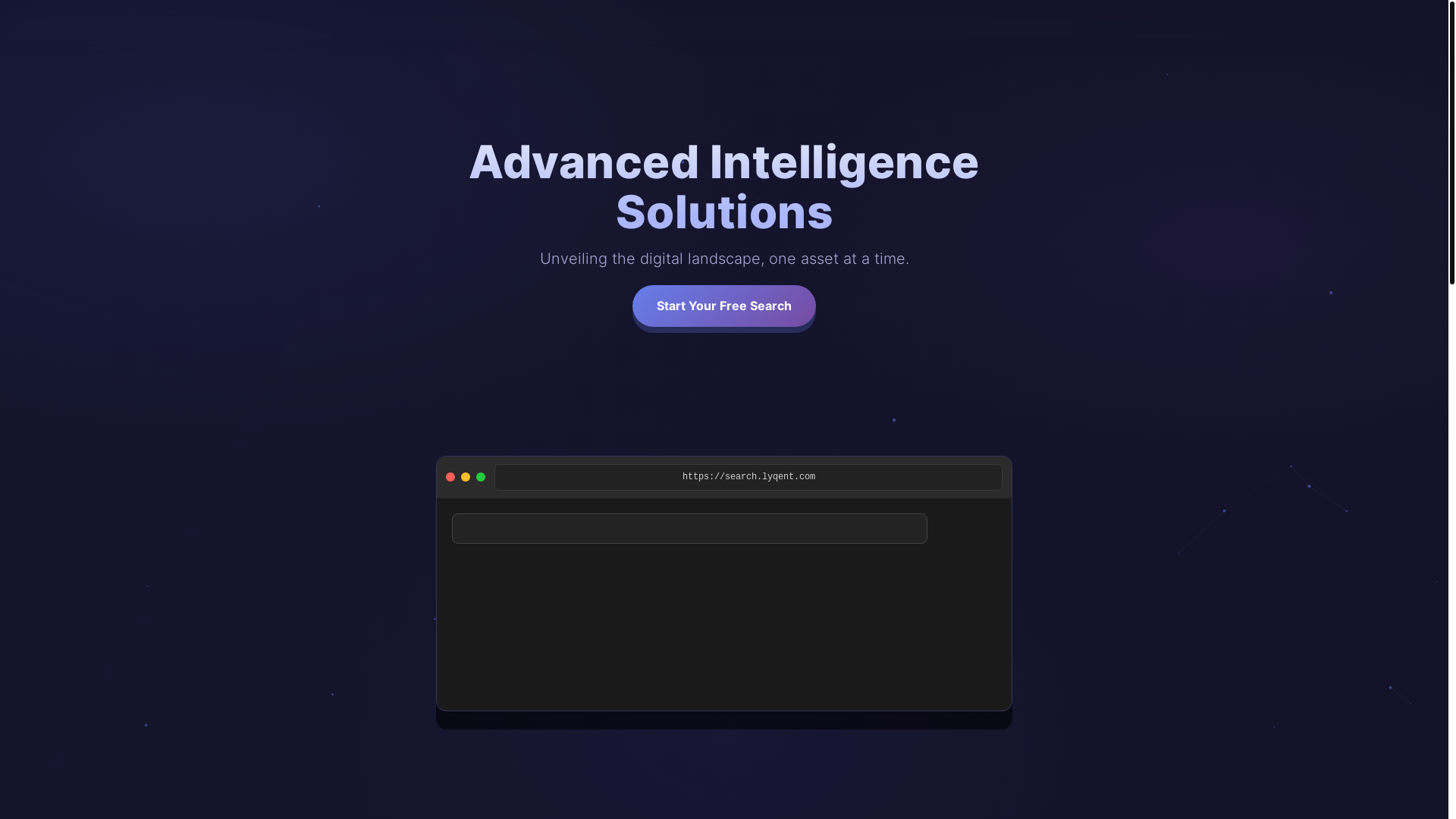 website screenshot of https://lyqent.com/