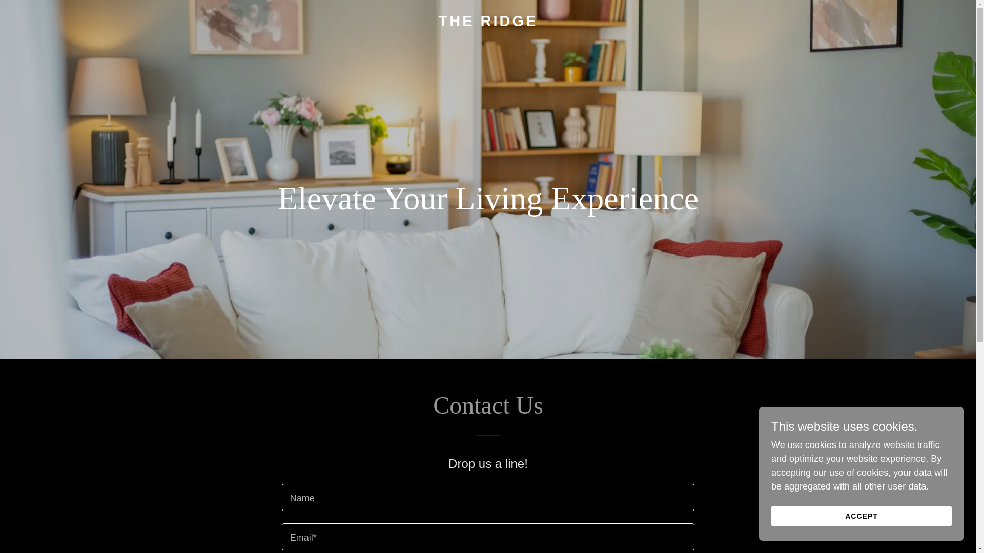 website screenshot of https://theridgesaratoga.com/