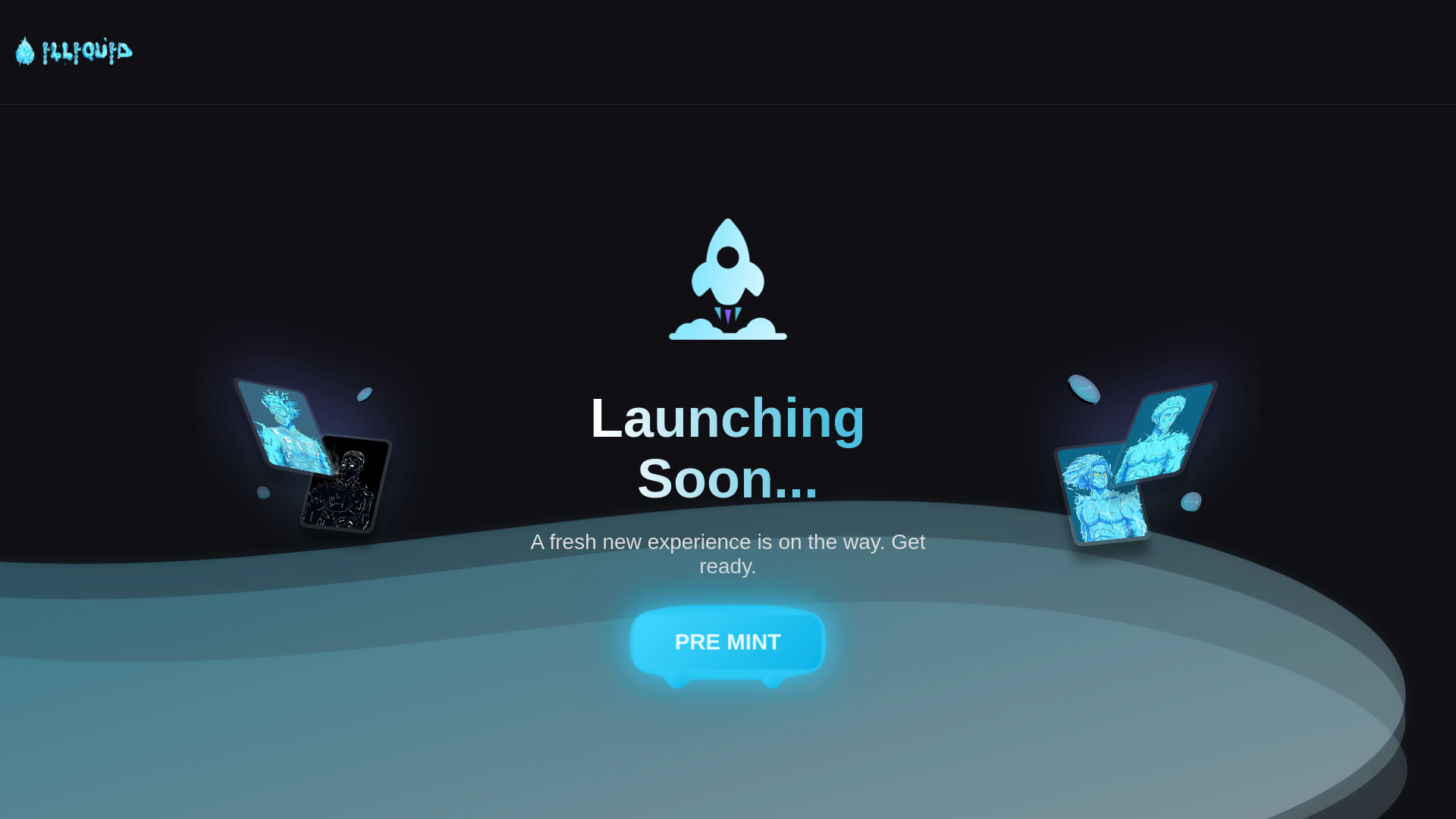 website screenshot of https://ililquidnft.io/