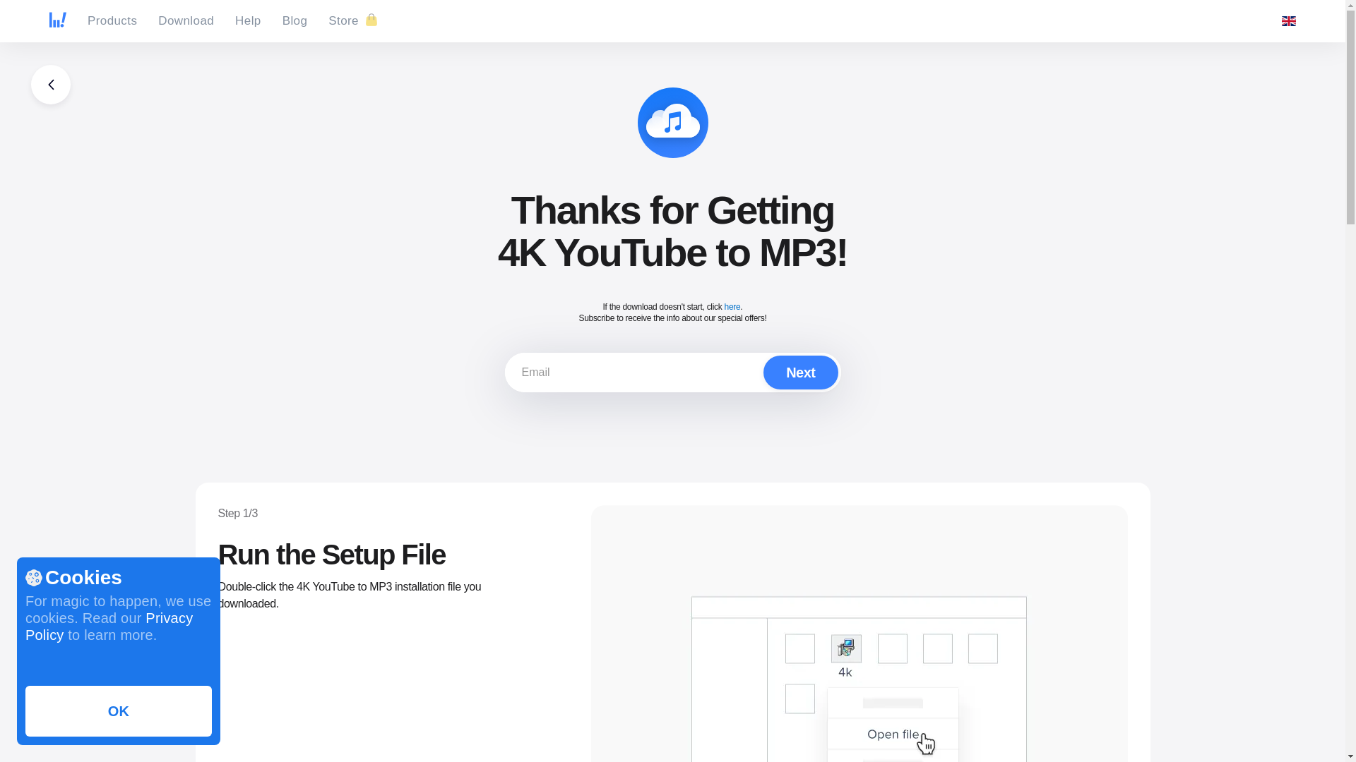 website screenshot of https://www.4kdownload.com/thanks-for-downloading?source=youtubetomp3
