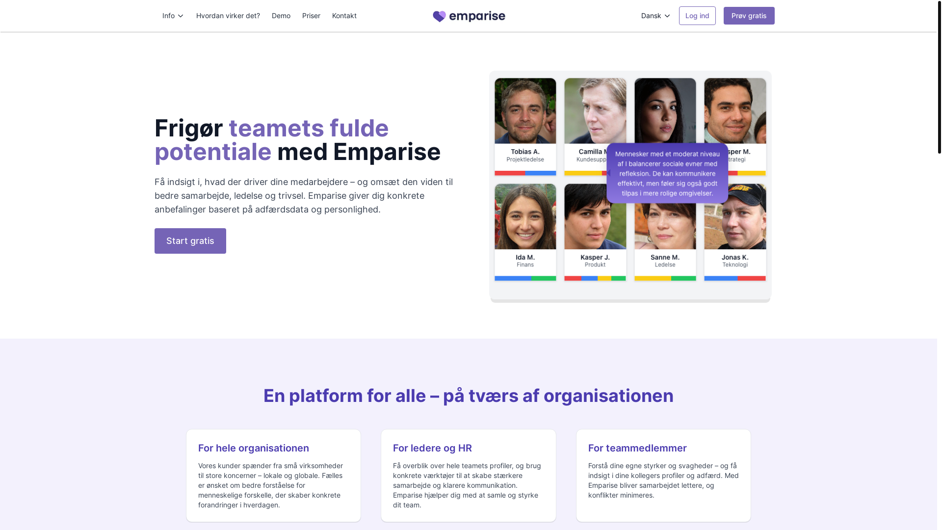 website screenshot of https://emparize.com/