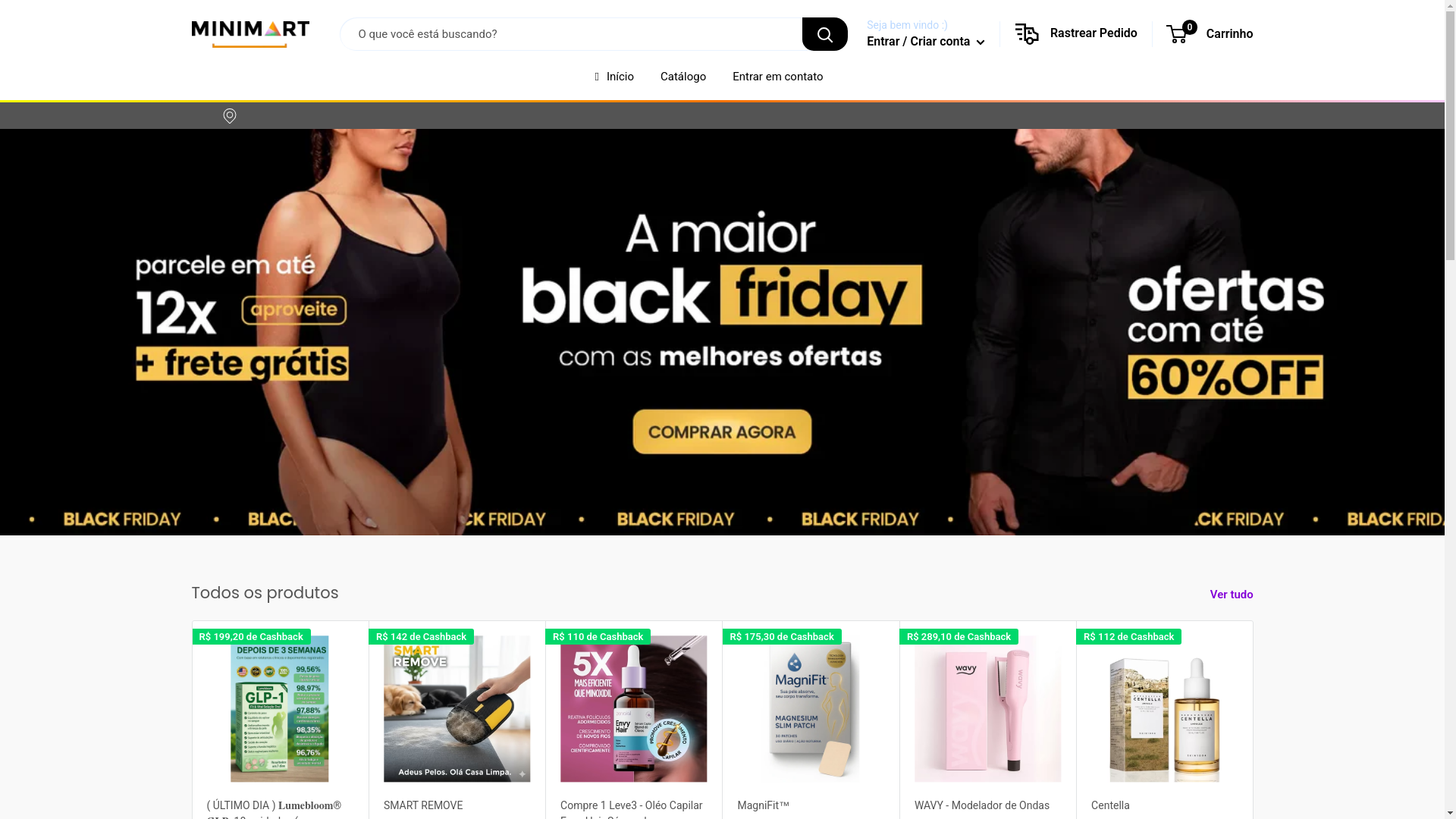 website screenshot of https://segurominimart.site/