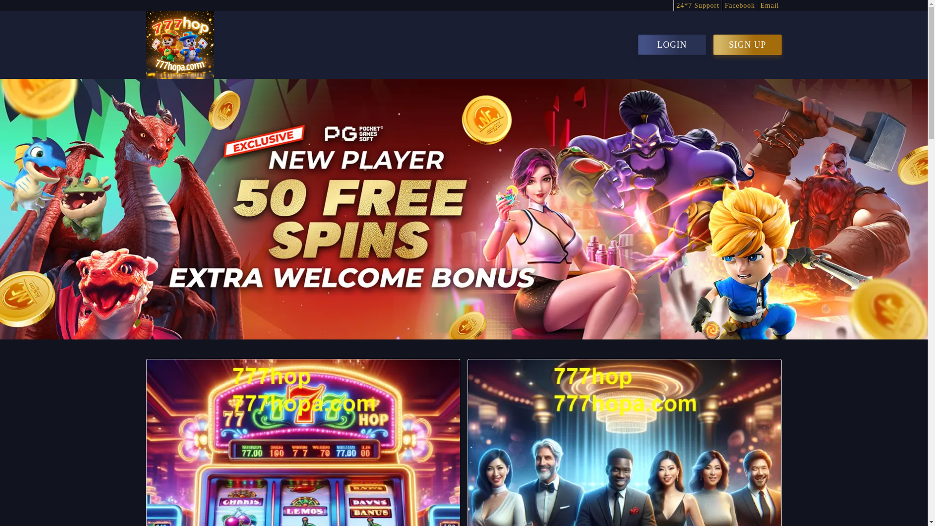 website screenshot of https://777hopa.com/