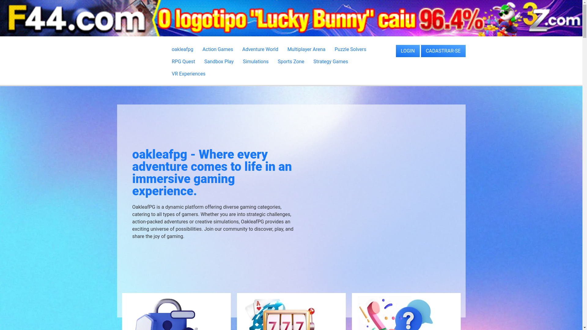 website screenshot of https://oakleafpg1.com/