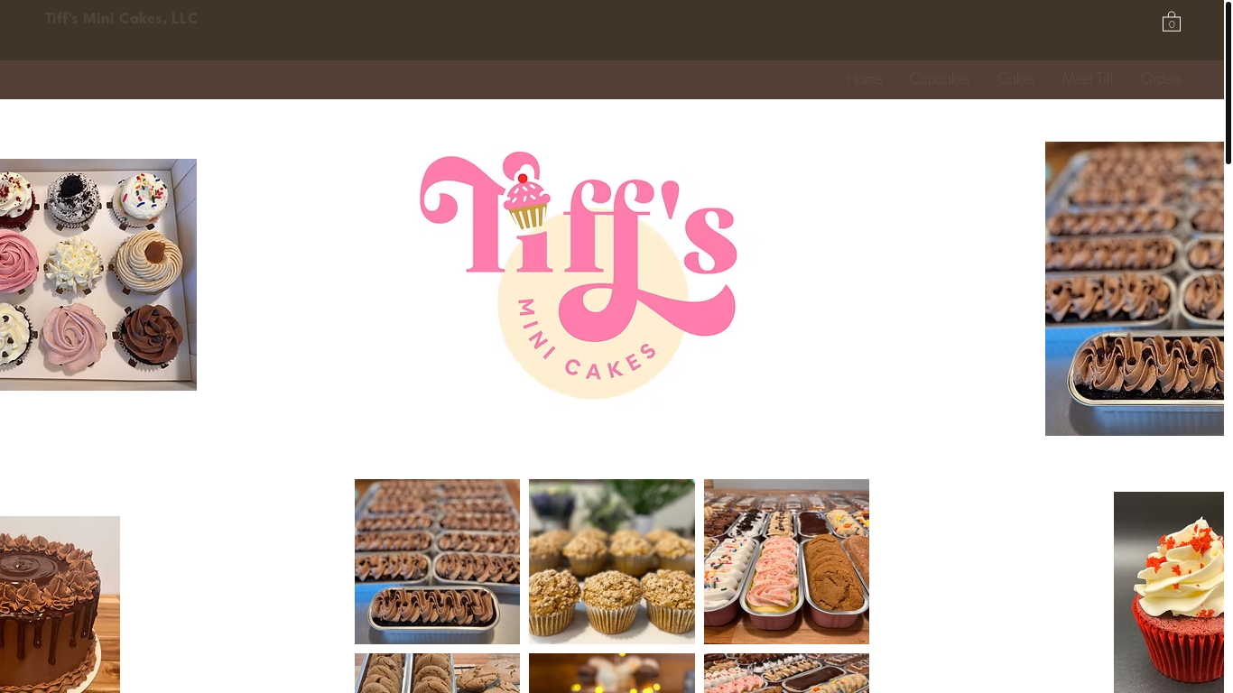 website screenshot of https://columbuscake.com/