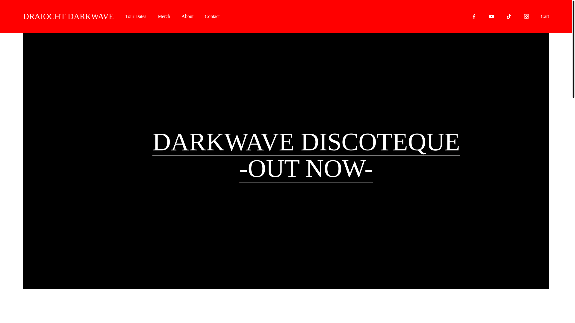 website screenshot of https://draiochtdarkwave.com/
