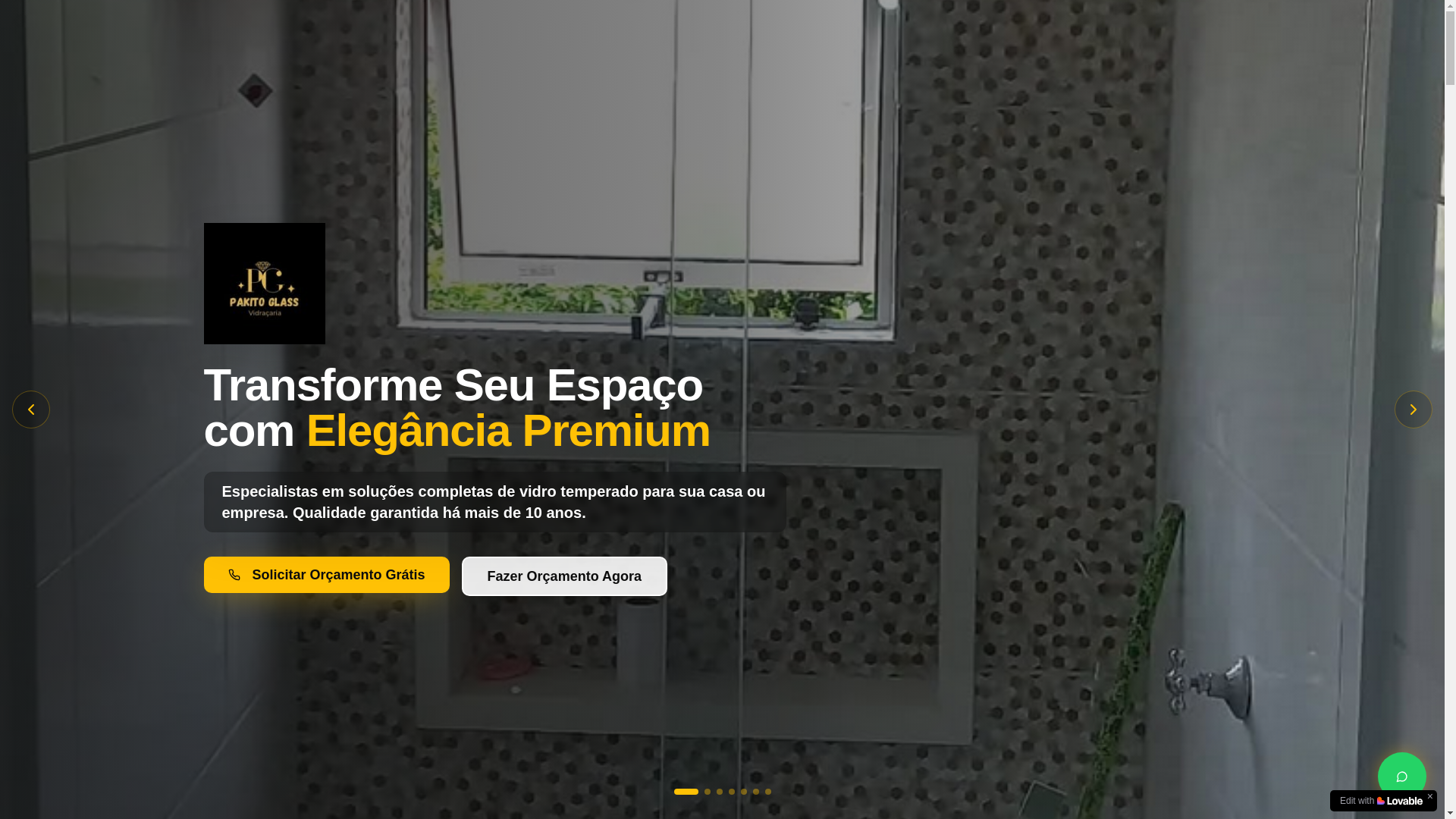 website screenshot of https://pakitoglass.site/