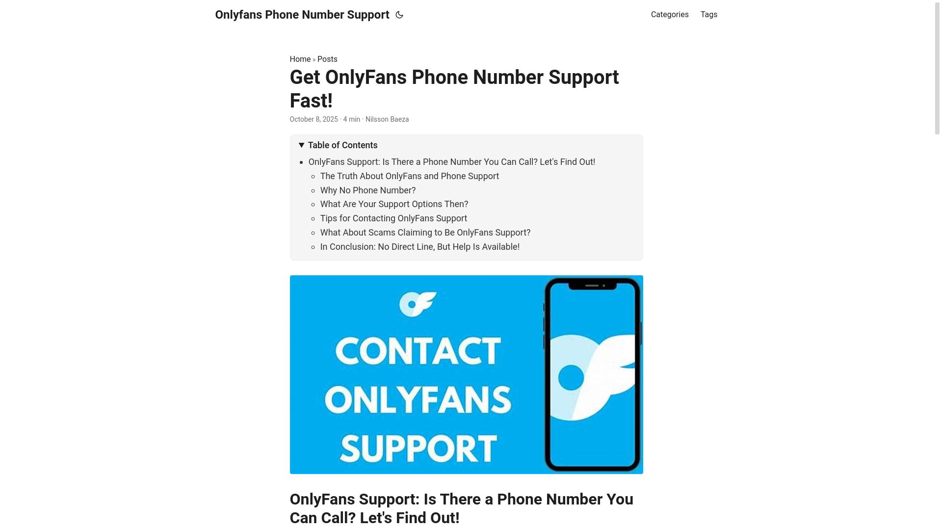 website screenshot of https://onlyfans-phone-number-support.pages.dev/