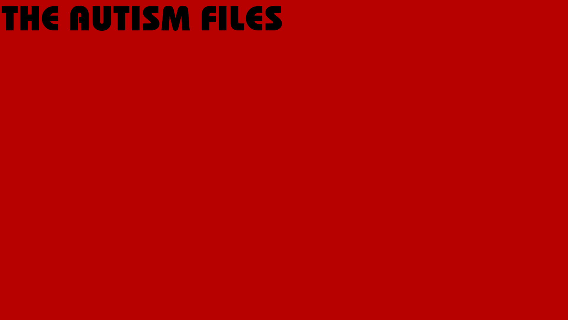 website screenshot of https://theautismfiles.com/