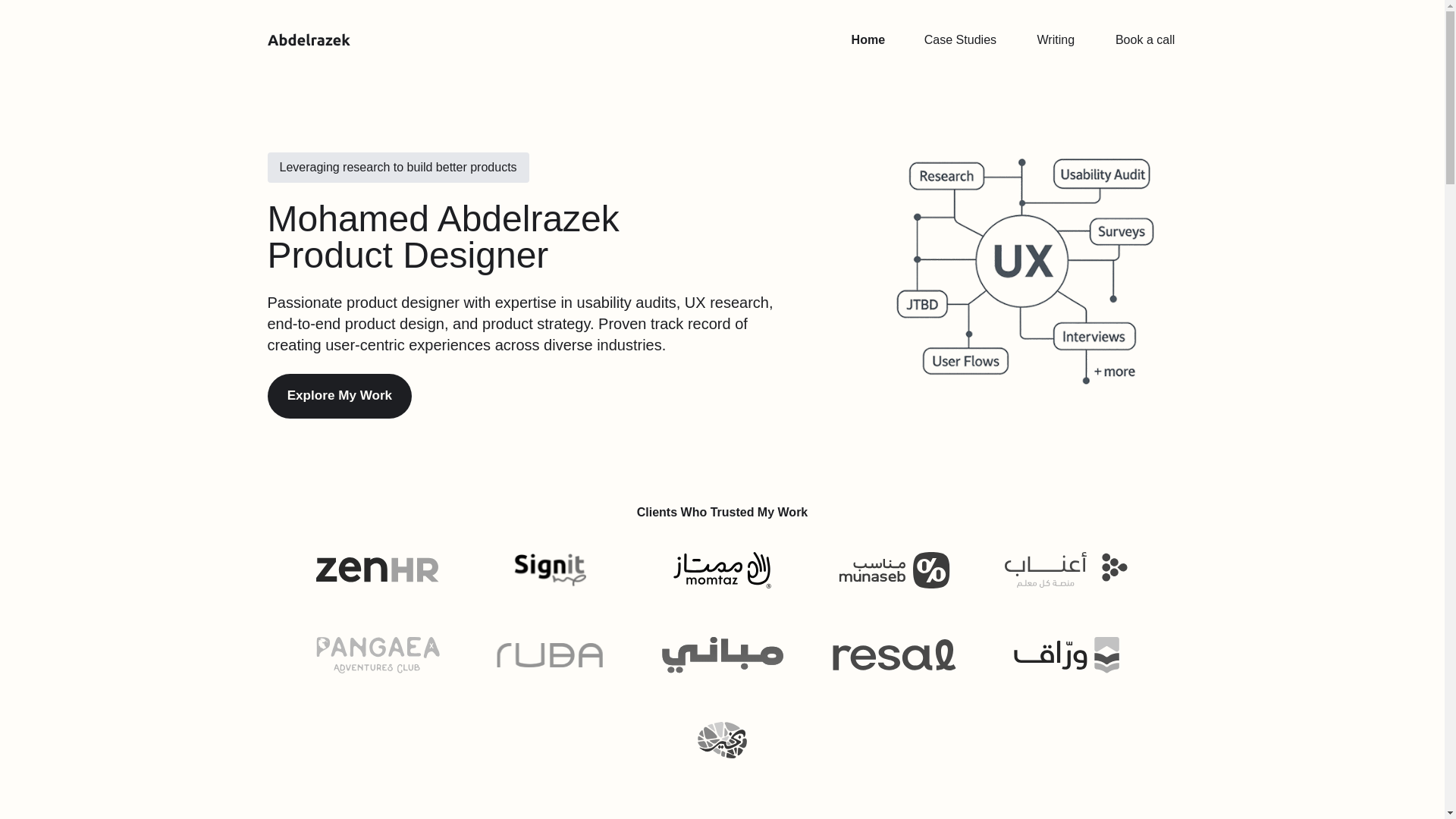 website screenshot of https://abdelrazek.pages.dev/