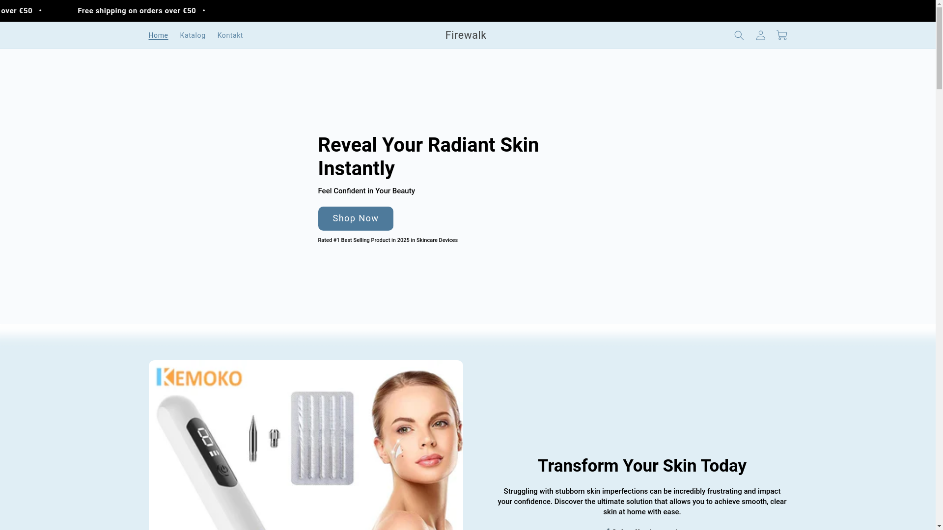 website screenshot of https://clear-aura.de/