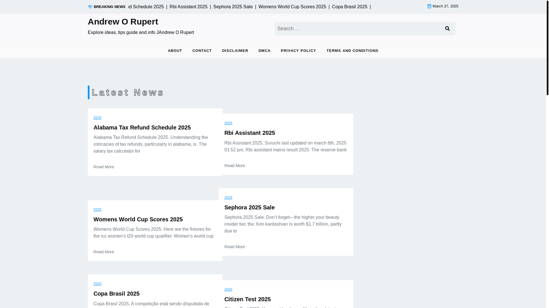 website screenshot of https://andreworuperte.pages.dev/
