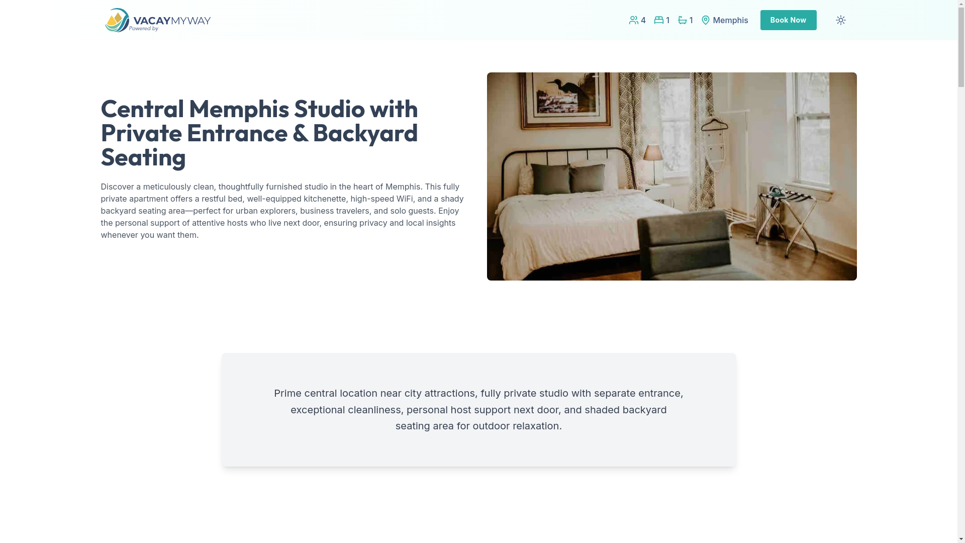 website screenshot of https://restfulcenter.house/