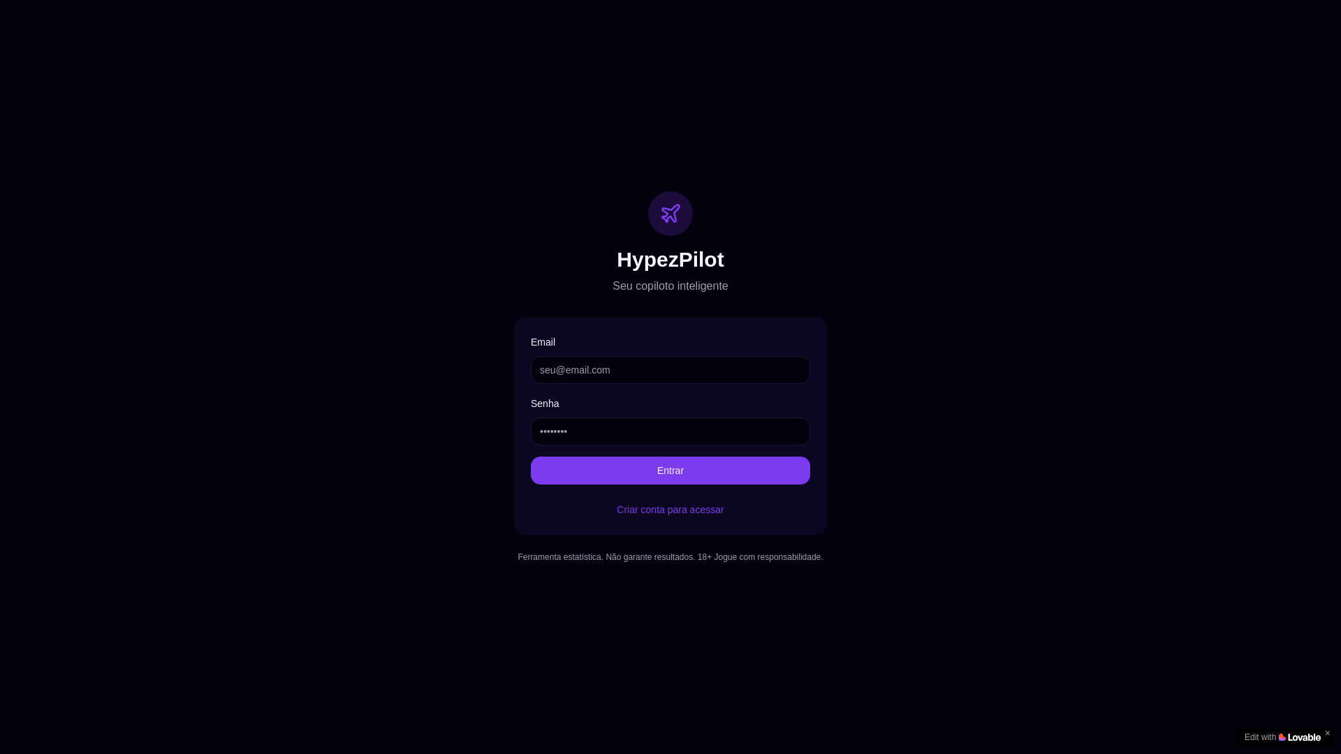 website screenshot of https://hypezpilot.com/