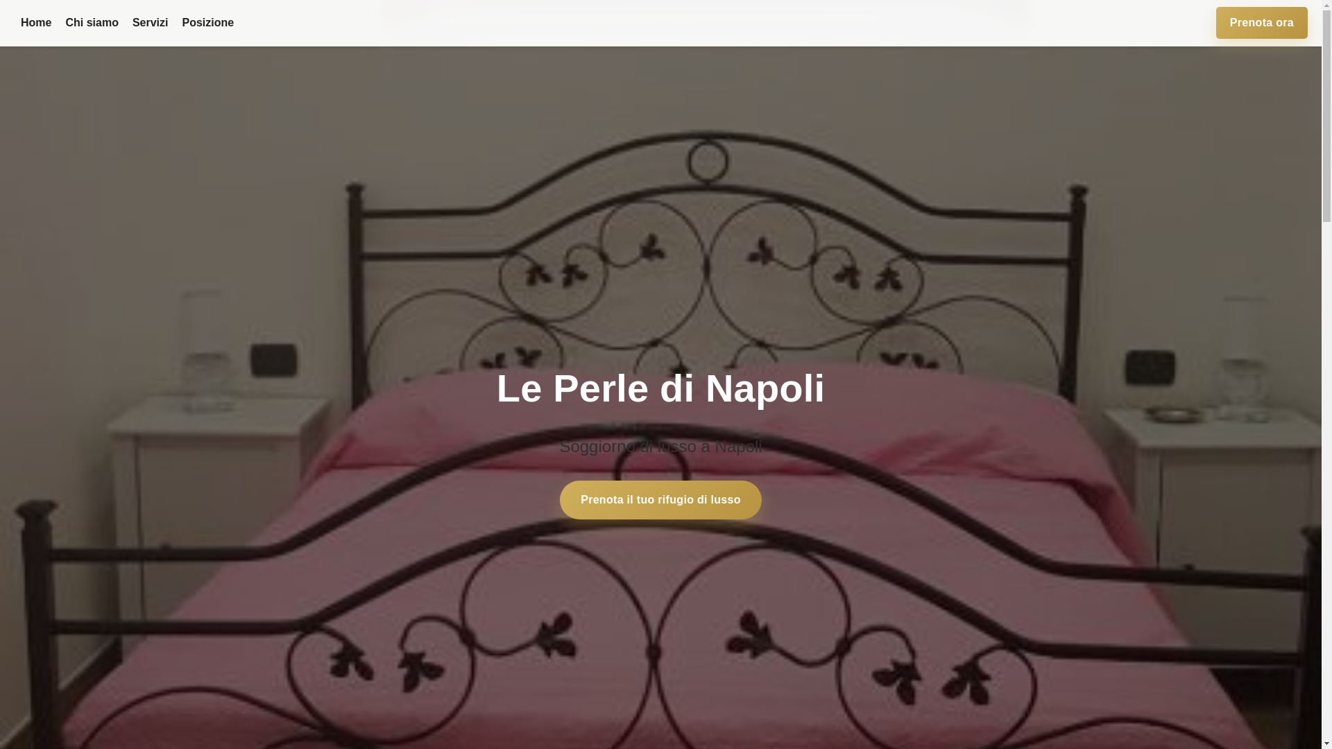 website screenshot of https://leperledinapoli.top/