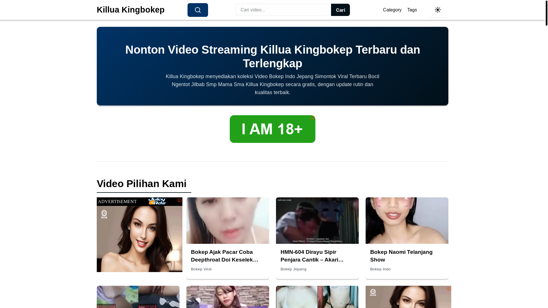 website screenshot of https://killuakingbokep.pages.dev/