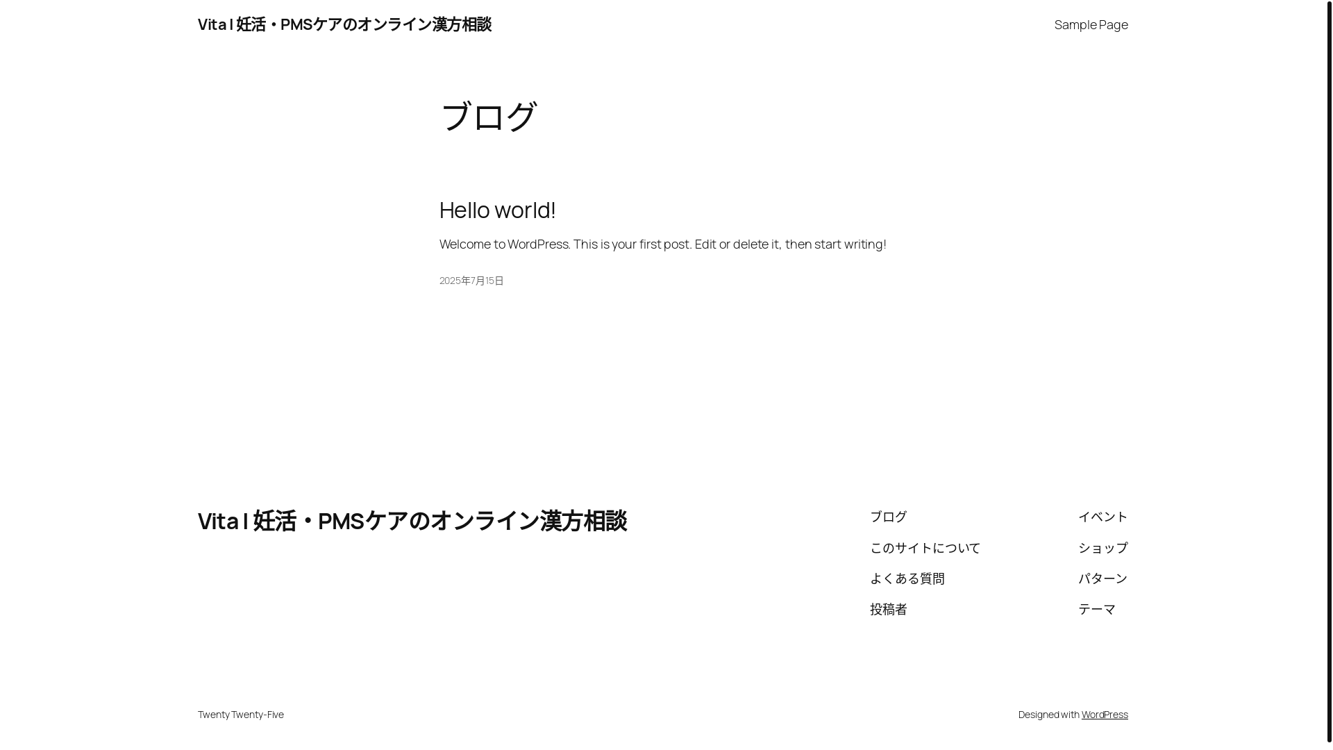 website screenshot of https://vitacarekampo.com/