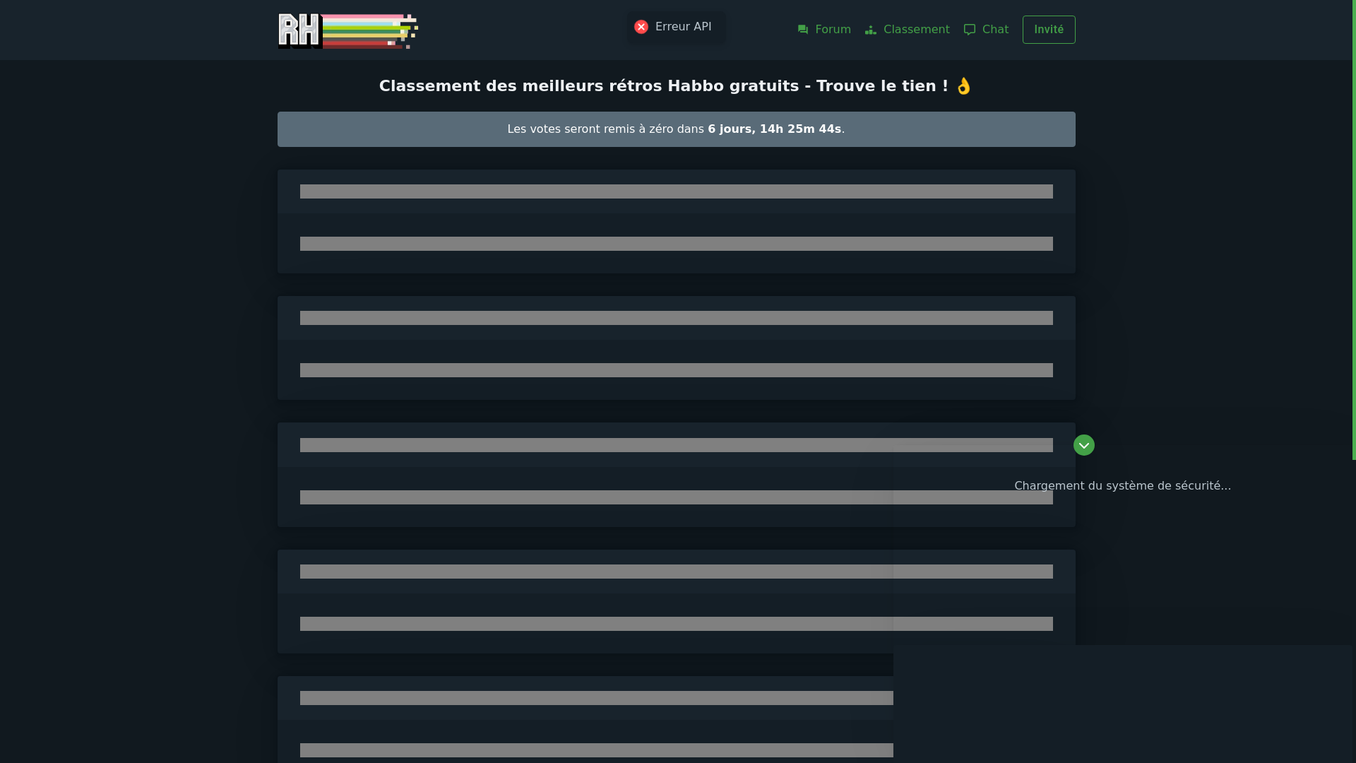 website screenshot of https://retrohabbo-fr.pages.dev/