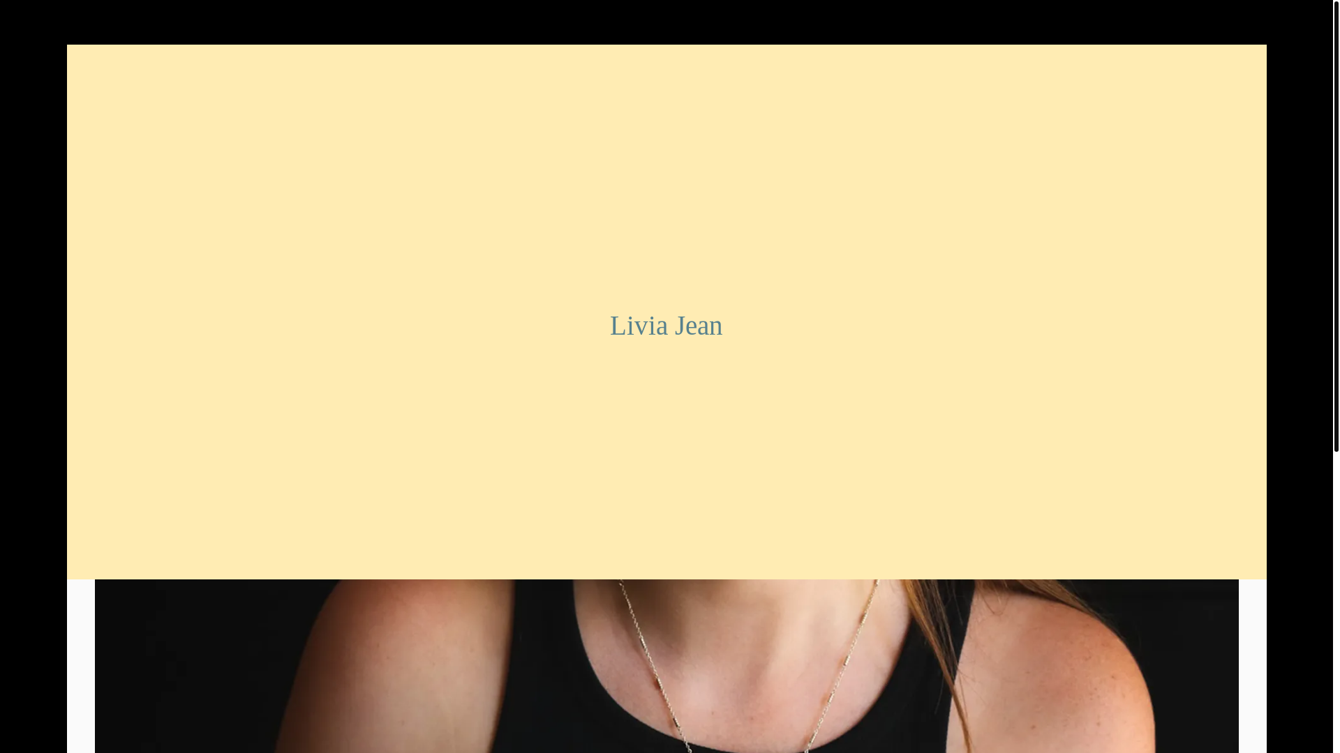website screenshot of https://liviajeanmusic.com/