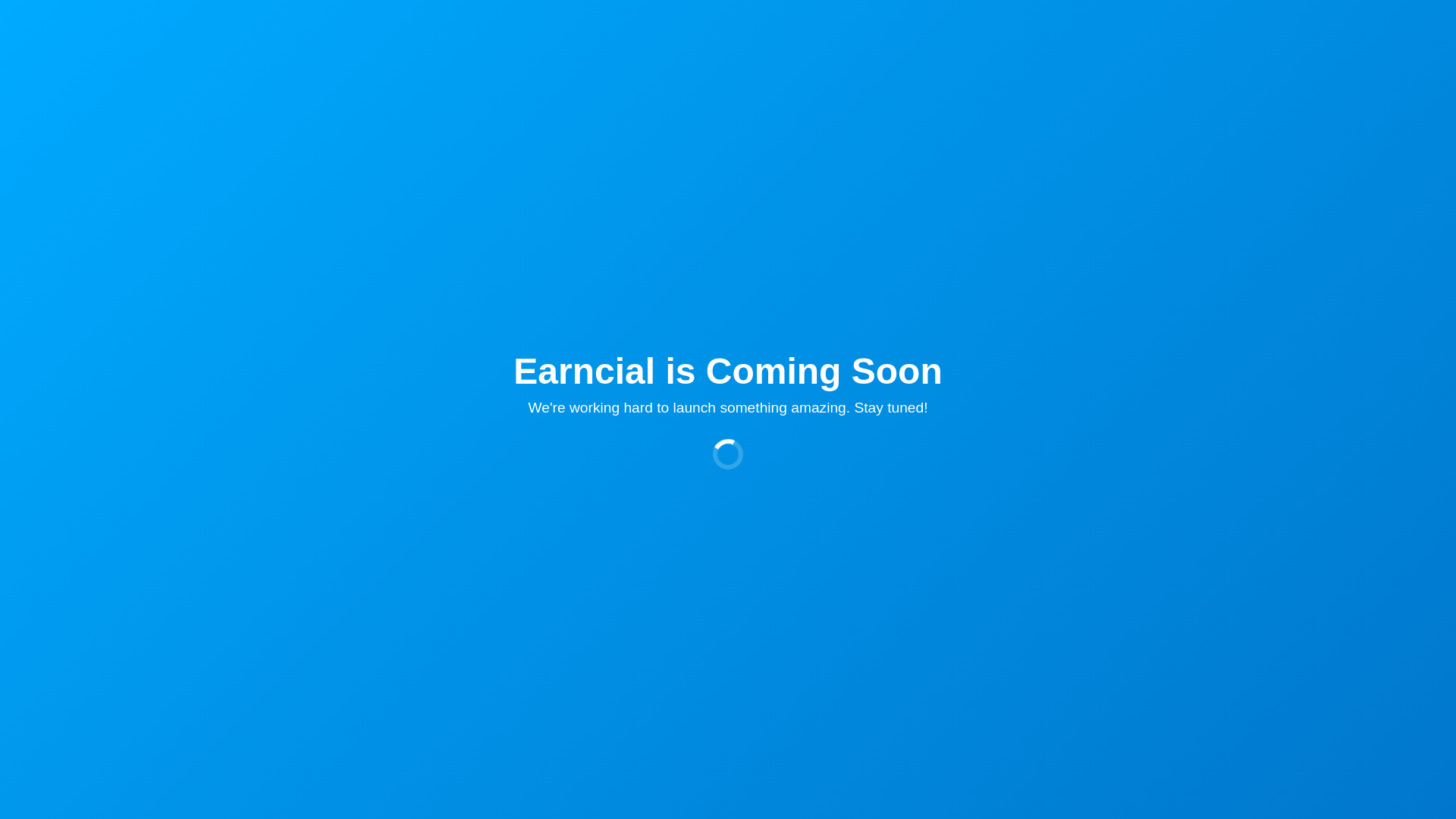 website screenshot of https://earncial.com/