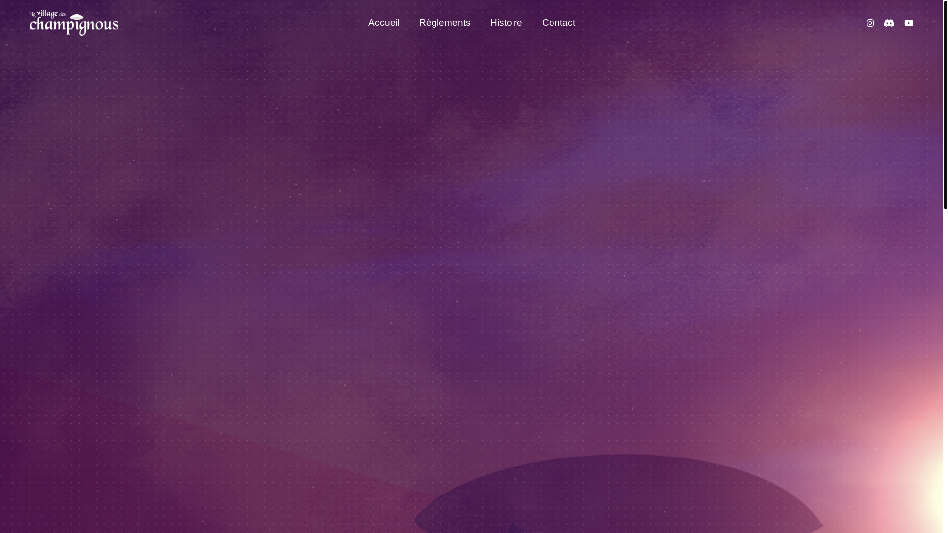 website screenshot of https://champignous.ca/