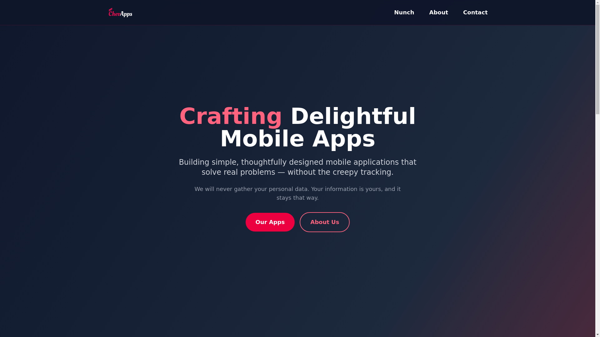website screenshot of https://chevapps-website.pages.dev/