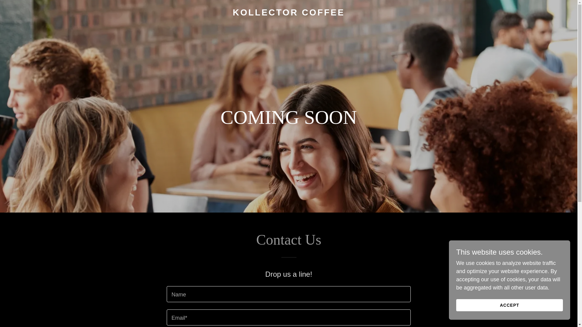 website screenshot of https://kollectorcoffee.com/