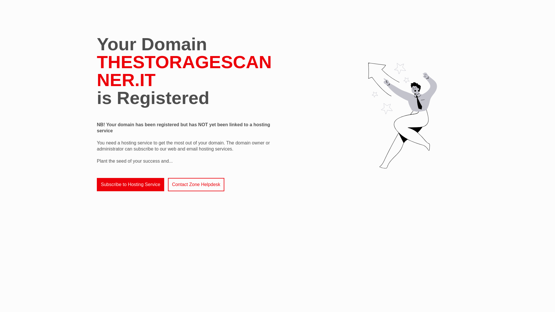 website screenshot of https://thestoragescanner.it/