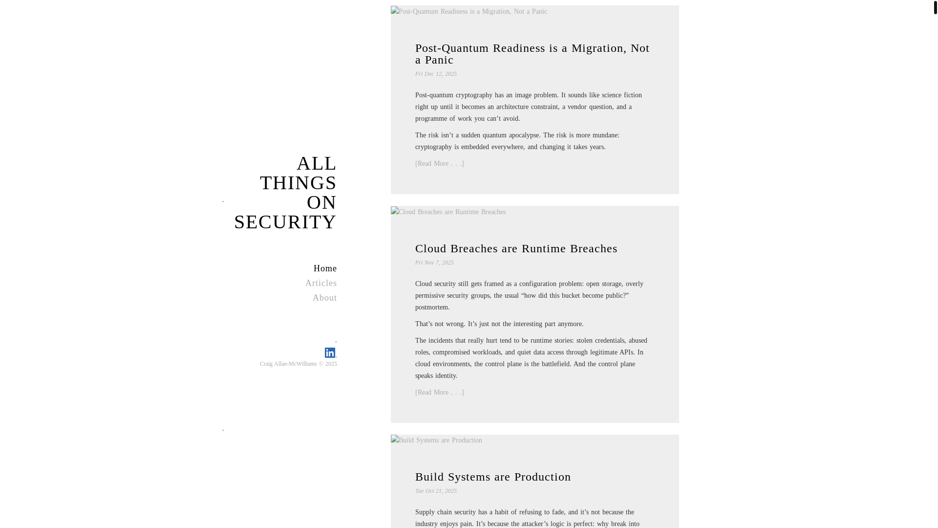website screenshot of https://allthingsonsecurity.pages.dev/