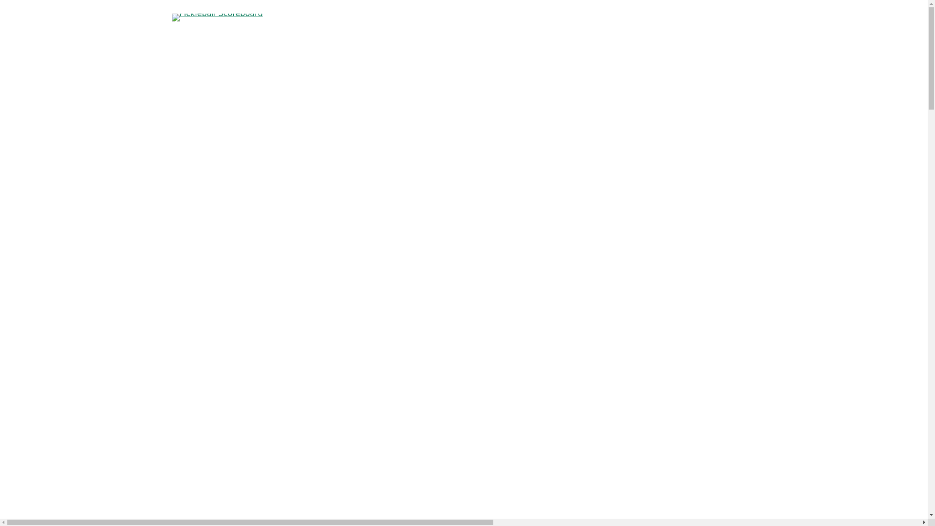 website screenshot of https://pickleballtournaments.space/