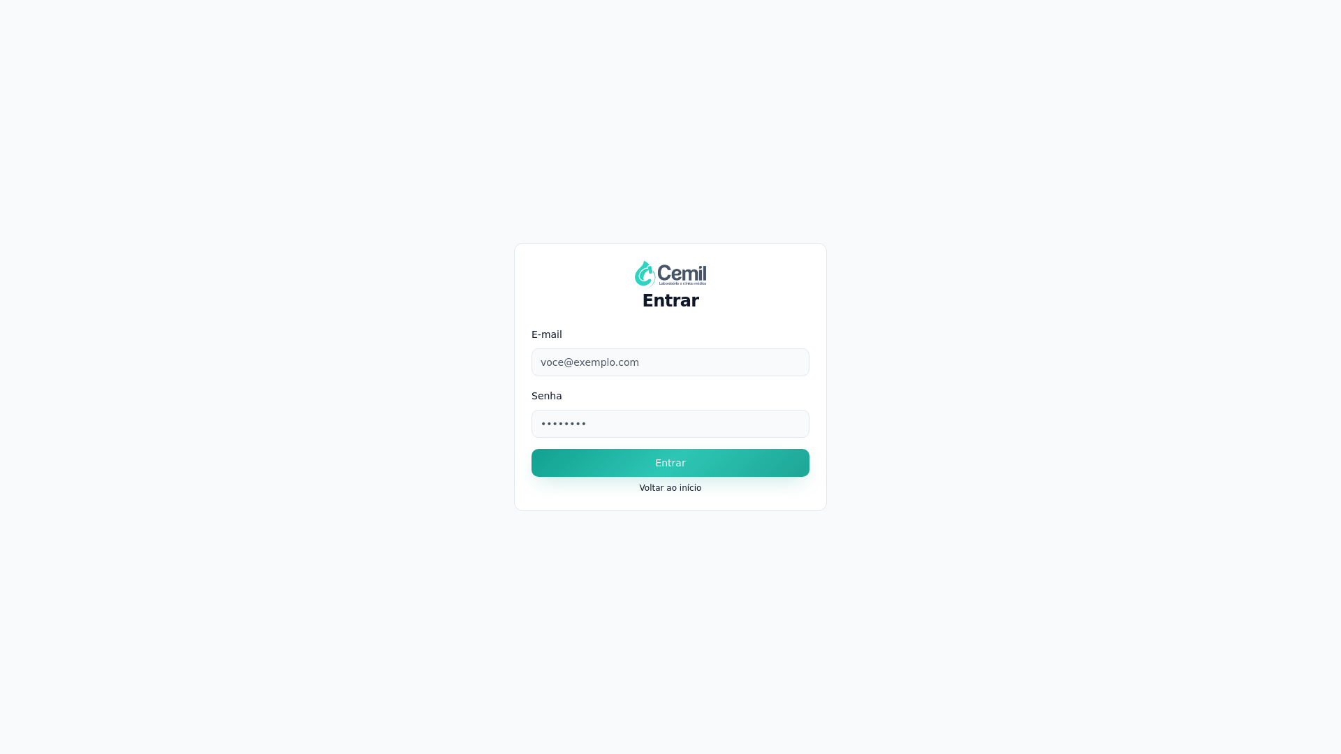 website screenshot of https://clinicacemil.com.br/