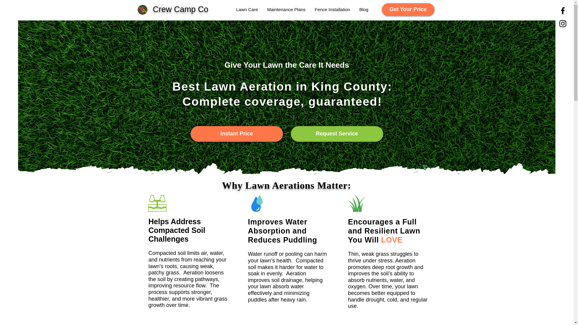 website screenshot of https://crewcamp.services/