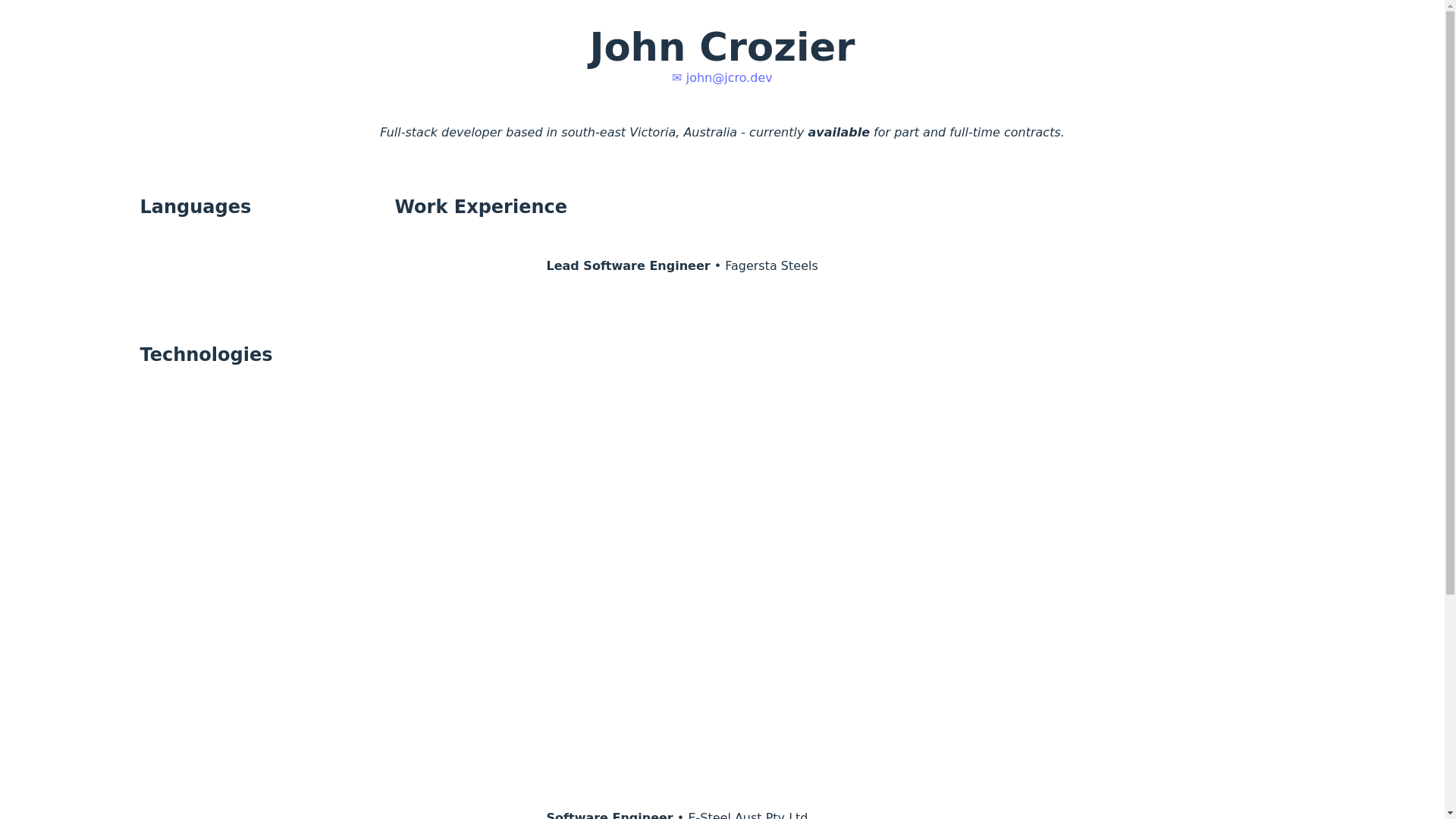 website screenshot of https://cloudflare-jcro-site.pages.dev/