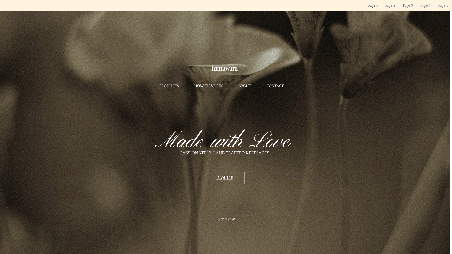 website screenshot of https://himawariph.com/
