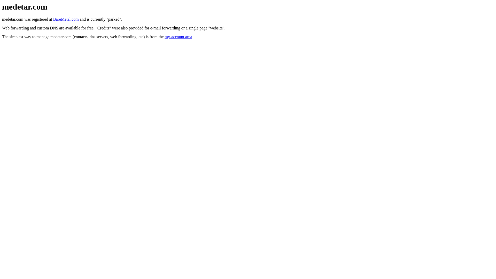 website screenshot of https://medetar.com/