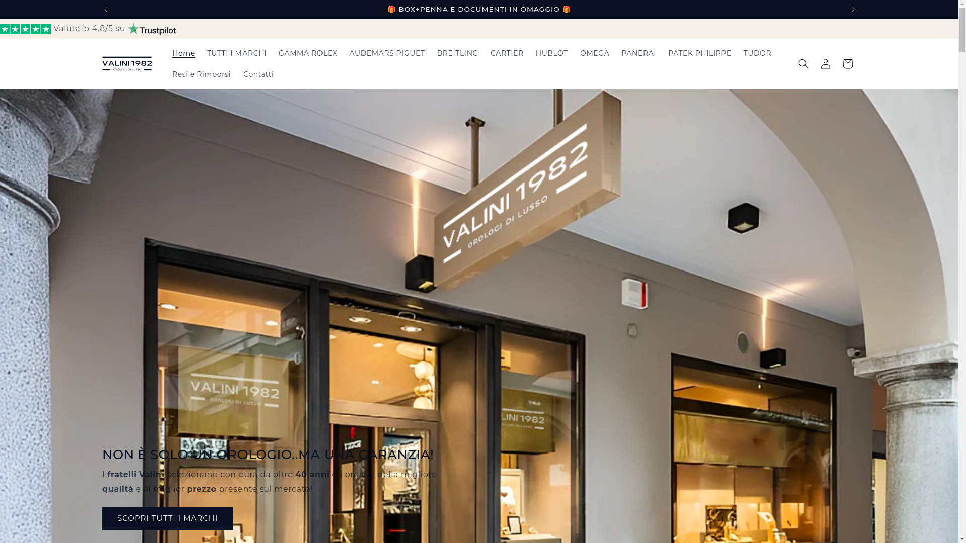 website screenshot of https://orologivalini1982.com/